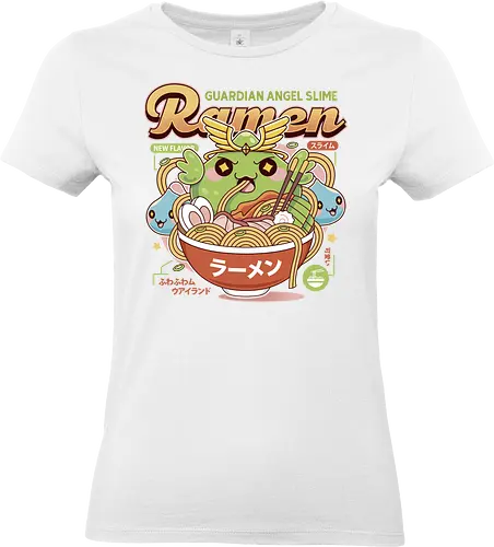 Ramuramu Valley Ramen - maplestory, pink bean, maplestory 2, maple story, guardian angel slime, slime, yeti, mushroom, kawaii, anime, chibi, nostalgia, video game, gaming, gamer, zakum helm - Standard T-Shirt (Frauen)