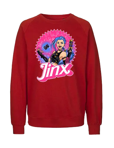 the madness witch  - Gaming, game, cool, cartoon, shooter, crazy, madness, love, populer, Puppet, girl, woman, lol - Fairtrade Sweatshirt