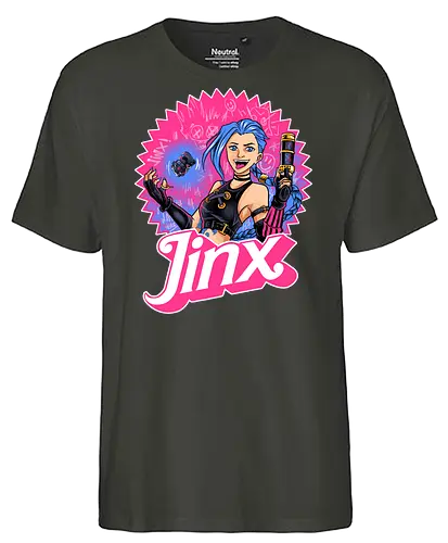 the madness witch  - Gaming, game, cool, cartoon, shooter, crazy, madness, love, populer, Puppet, girl, woman, lol - Fairtrade T-Shirt