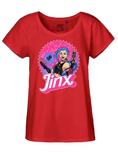 the madness witch  - Gaming, game, cool, cartoon, shooter, crazy, madness, love, populer, Puppet, girl, woman, lol - Fairtrade Girl Shirt