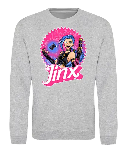 the madness witch  - Gaming, game, cool, cartoon, shooter, crazy, madness, love, populer, Puppet, girl, woman, lol - Sweatshirt