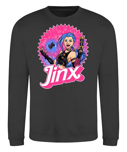 the madness witch  - Gaming, game, cool, cartoon, shooter, crazy, madness, love, populer, Puppet, girl, woman, lol - Sweatshirt