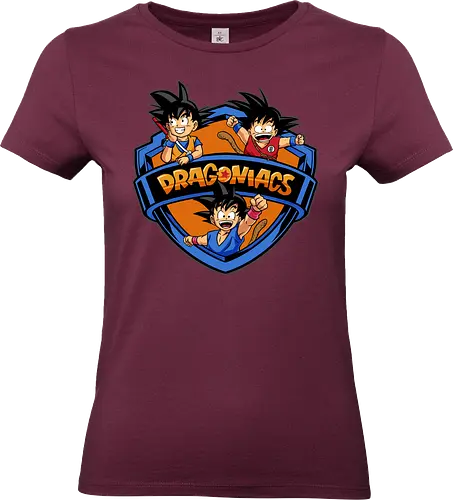 dragoniacs  - anime, manga, songoku, Dragon, maniacs, parody, cool, kids, hero, saiyan, supersaiyan - Standard T-Shirt (Frauen)