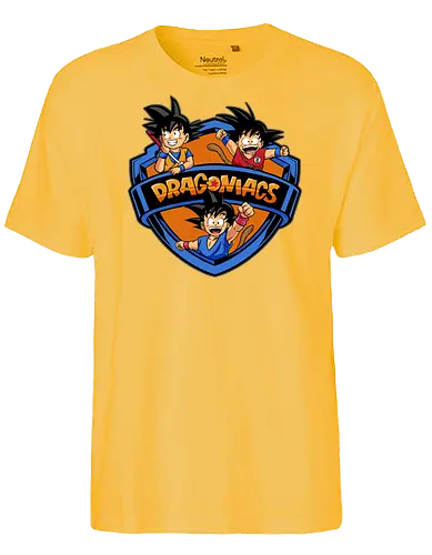 dragoniacs  - anime, manga, songoku, Dragon, maniacs, parody, cool, kids, hero, saiyan, supersaiyan - Fairtrade T-Shirt