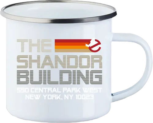 The Shandor Building - retro, vintage, retro movies, Ghost - Emailletasse