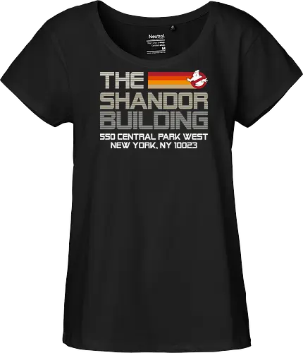 The Shandor Building - retro, vintage, retro movies, Ghost - Fairtrade Girl Shirt