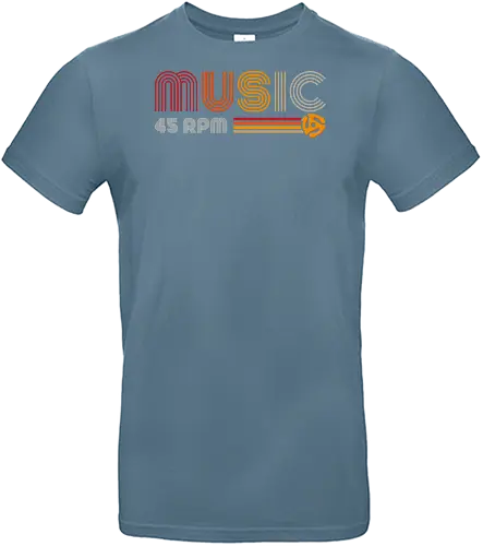 45 RPM Music - retro, vintage, music - Standard T-Shirt
