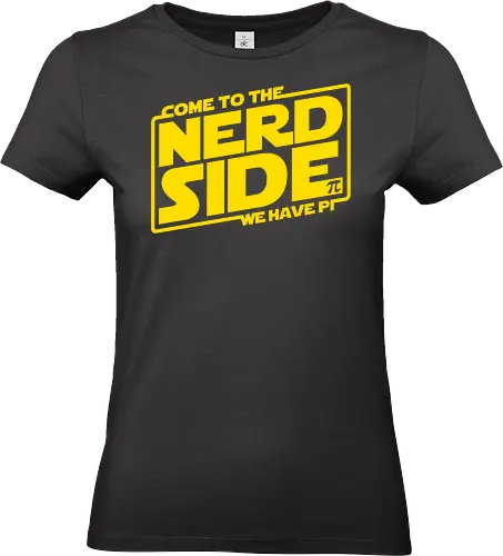 Come to the Nerd Side - retro, vintage, at at, galaxy, stars, movies - Standard T-Shirt (Frauen)