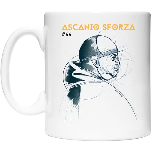 Ecke Hansaring - Ascanio Sforza Tasse - Keramiktasse