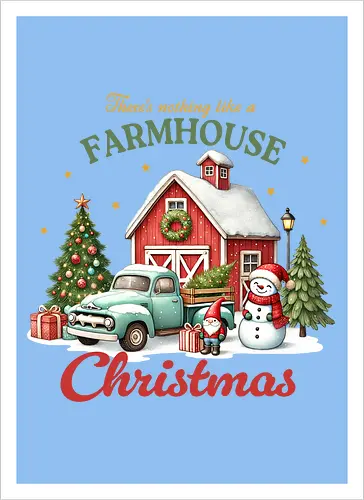There's nothing like a farmhouse christmas