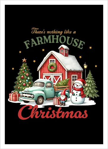 There's nothing like a farmhouse christmas