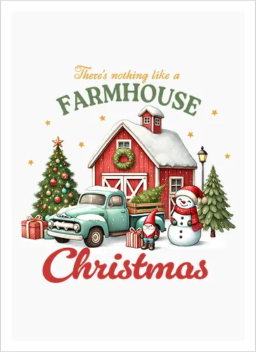 There's nothing like a farmhouse christmas