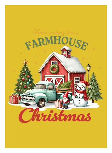 There's nothing like a farmhouse christmas