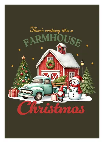 There's nothing like a farmhouse christmas