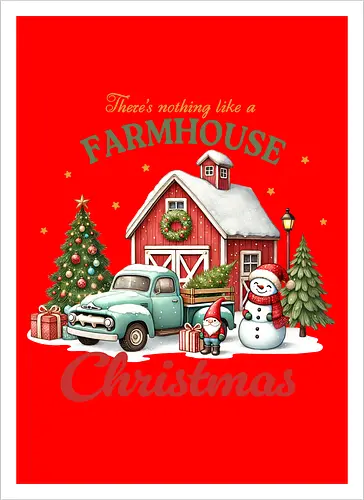 There's nothing like a farmhouse christmas