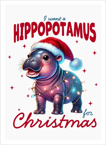 I want a hippopotamus for Christmas