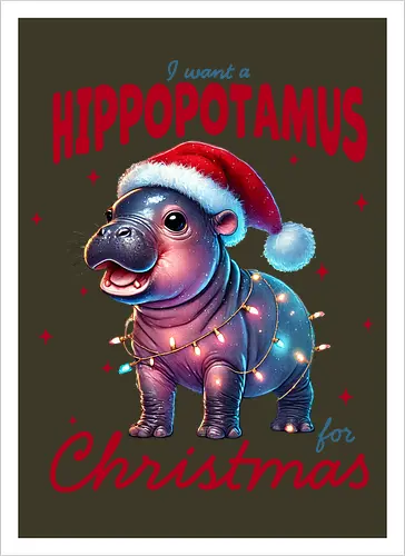 I want a hippopotamus for Christmas