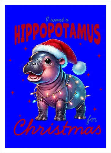 I want a hippopotamus for Christmas