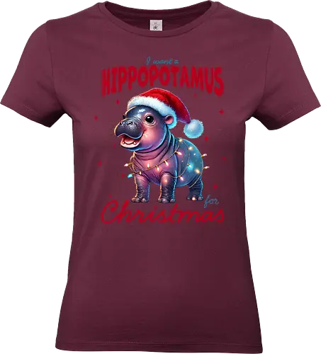 I want a hippopotamus for Christmas