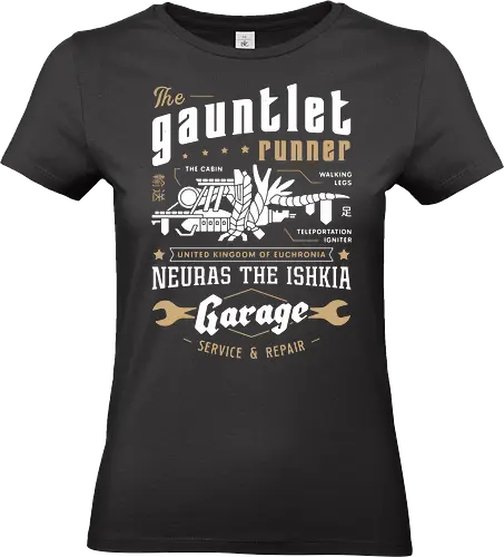 Gauntlet Runner Garage - refantazio, video game, gaming, gamer, strohl, hulkenberg, grius, jrpg, junah, eupha, basilio, louis, grand trad, kingdom of euchronia, gauntlet runner - Standard T-Shirt (Frauen)