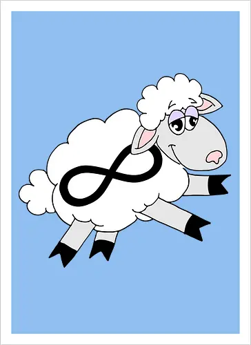 Infinity Couting Sheep (Unendliche Schäfchen zählen)