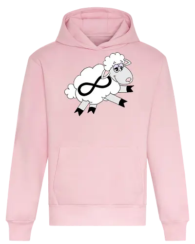 Infinity Couting Sheep (Unendliche Schäfchen zählen) - Schafe, Unendlichkeit, Schlaflosigkeit, schlaflos, Nacht, Schäfchenzählen, lustig, Humor, Geschenk, Design, Schlaf, wach, träumen, Bett, unruhig, Nachtmensch, Einschlafen, müde, Schlafprobleme, entspannen, infinity, counting sheep, funny, humor, sleepless, insomnia, night owl - Heavyweight Hoodie