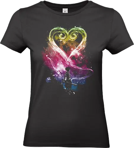 A path to the stars -rainbow version - Kingdom, gaming, gamer, pop culture, sora, keyblade - Standard T-Shirt (Frauen)