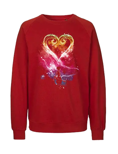 A path to the stars -rainbow version - Kingdom, gaming, gamer, pop culture, sora, keyblade - Fairtrade Sweatshirt