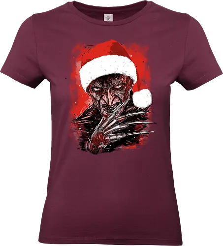I wish you a Freddy christmas - Freddy Krueger, nightmare on elm street, movie, horror, christmas, spooky - Standard T-Shirt (Frauen)