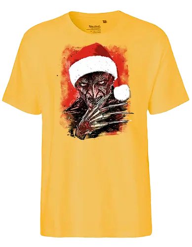 I wish you a Freddy christmas - Freddy Krueger, nightmare on elm street, movie, horror, christmas, spooky - Fairtrade T-Shirt
