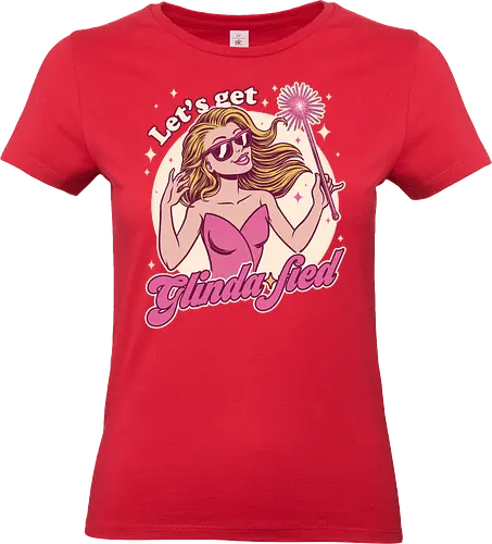 Glamour Pink Witch - Wicked, Wicked Witch Of The West, Wicked Witch, Elphaba, Glinda, Wizard Of Oz, Wizard, Witch, Classic, Cult Classic, Cult, Cult Films, Movie, Book, Play, Movie Theater, Theater, Retro, Retro Vintage, Vintage, Fantasy, Adventure, Music, Musical, Pink - Standard T-Shirt (Frauen)