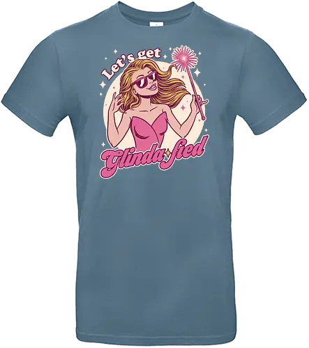 Glamour Pink Witch - Wicked, Wicked Witch Of The West, Wicked Witch, Elphaba, Glinda, Wizard Of Oz, Wizard, Witch, Classic, Cult Classic, Cult, Cult Films, Movie, Book, Play, Movie Theater, Theater, Retro, Retro Vintage, Vintage, Fantasy, Adventure, Music, Musical, Pink - Standard T-Shirt