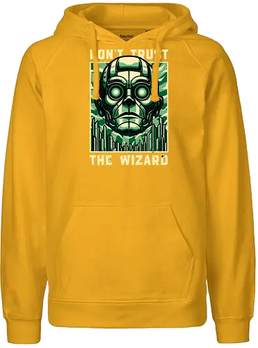 The Wizard Lies - Wicked, Wicked Witch Of The West, Wicked Witch, Elphaba, Glinda, Wizard Of Oz, Wizard, Witch, Classic, Cult Classic, Cult, Cult Films, Movie, Book, Play, Movie Theater, Theater, Retro, Retro Vintage, Vintage, Fantasy, Adventure, Music, Musical, Green, emerald, emeralds, emerald city - Fairtrade Hoodie