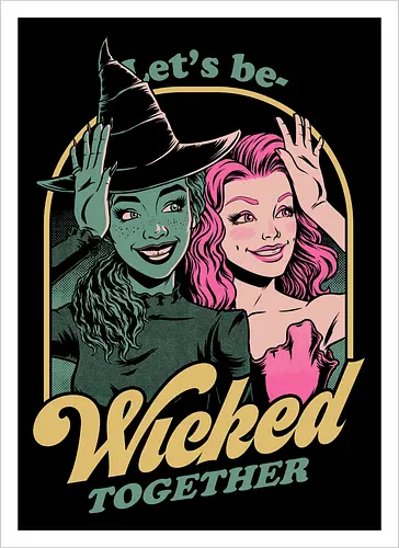 Green and Pink Witches