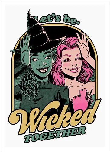 Green and Pink Witches