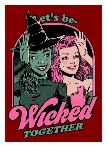 Green Pink Witches