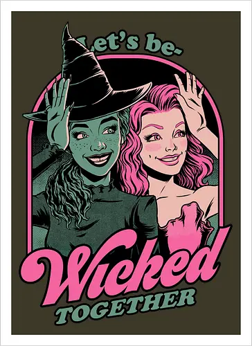 Green Pink Witches
