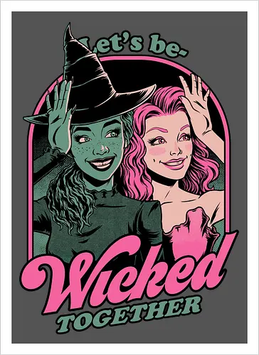 Green Pink Witches