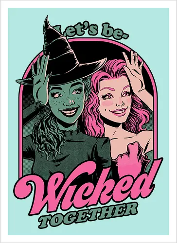 Green Pink Witches