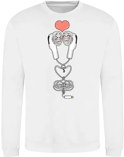 Earbuds Tangled In Love (Verliebte verknotete Ohrhörer)