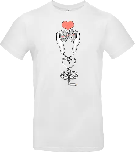 Earbuds Tangled In Love (Verliebte verknotete Ohrhörer)