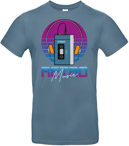 Retro music - retro, vintage, music, walkman, japan - Standard T-Shirt