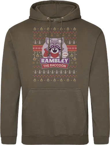 Rambley Raccoon Ugly Sweater