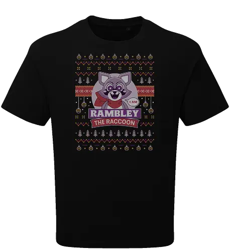 Rambley Raccoon Ugly Sweater