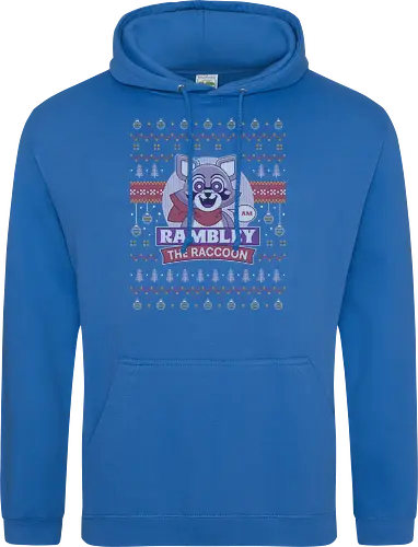 Rambley Raccoon Ugly Sweater