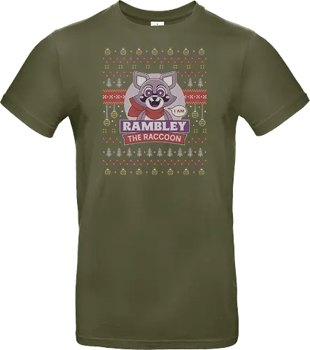 Rambley Raccoon Ugly Sweater