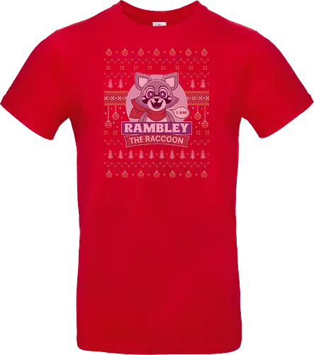 Rambley Raccoon Ugly Sweater