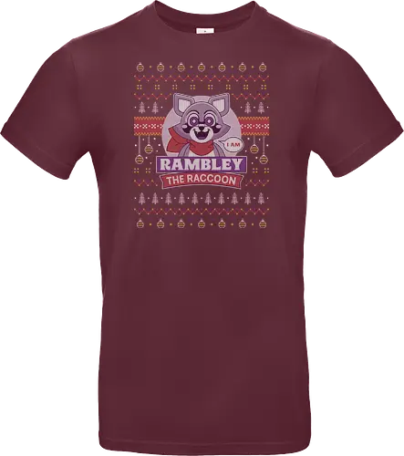 Rambley Raccoon Ugly Sweater