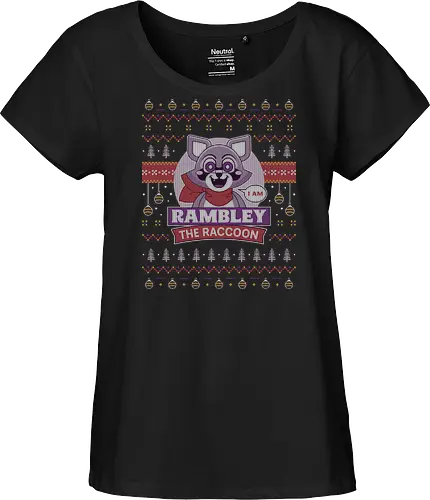 Rambley Raccoon Ugly Sweater
