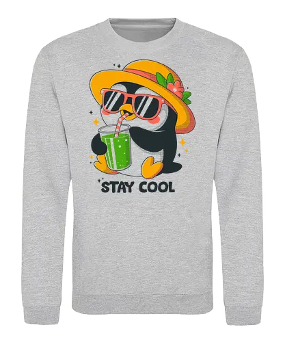 Stay Cool - funny, fun, cute, happy, pet - Sweatshirt